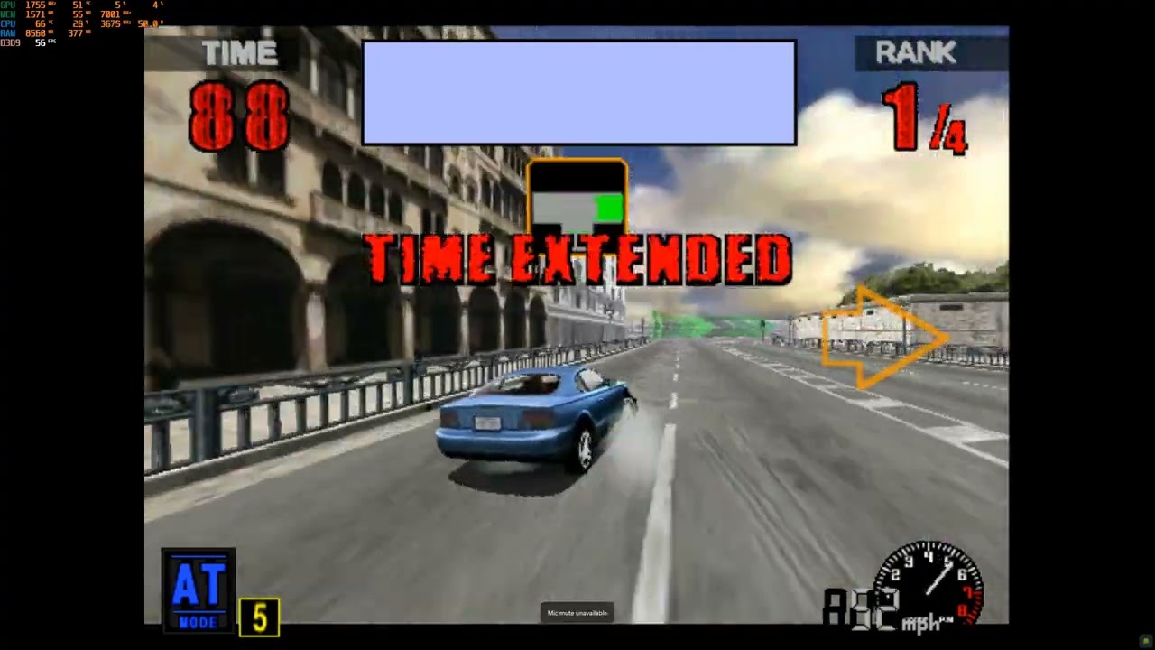 Thrill Drive 1998 Konami - MAME Full Playthrough (Arcade Classics)