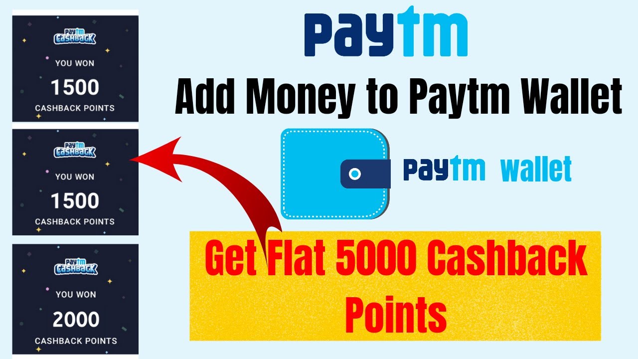 Paytm add Money Offer | Paytm Offer Today | Flat 5000 Cashback Point Offer | Paytm Wallet Offer 2022
