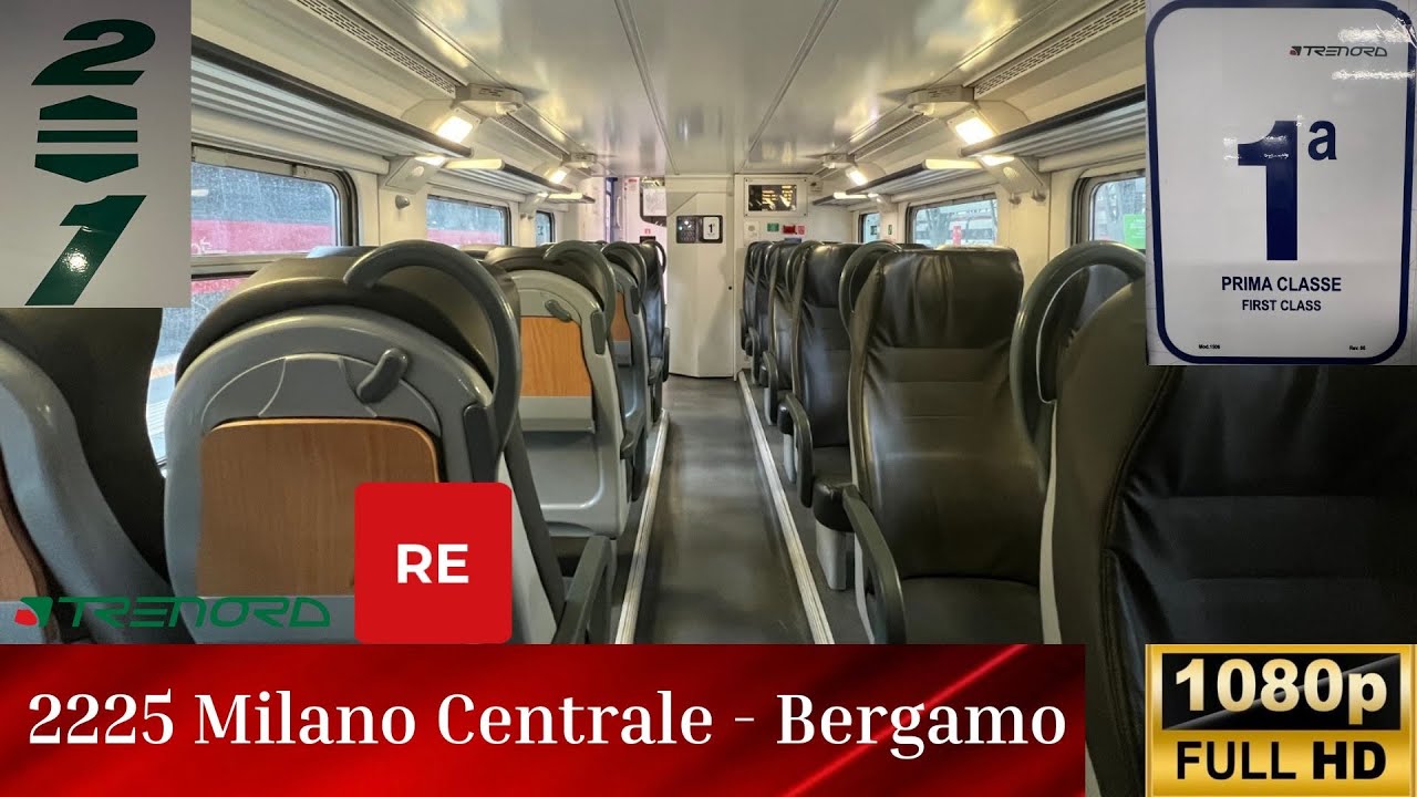 🚉 E464.547 sul 2225 sulla 🔴 RE2 da MILANO CENTRALE a BERGAMO