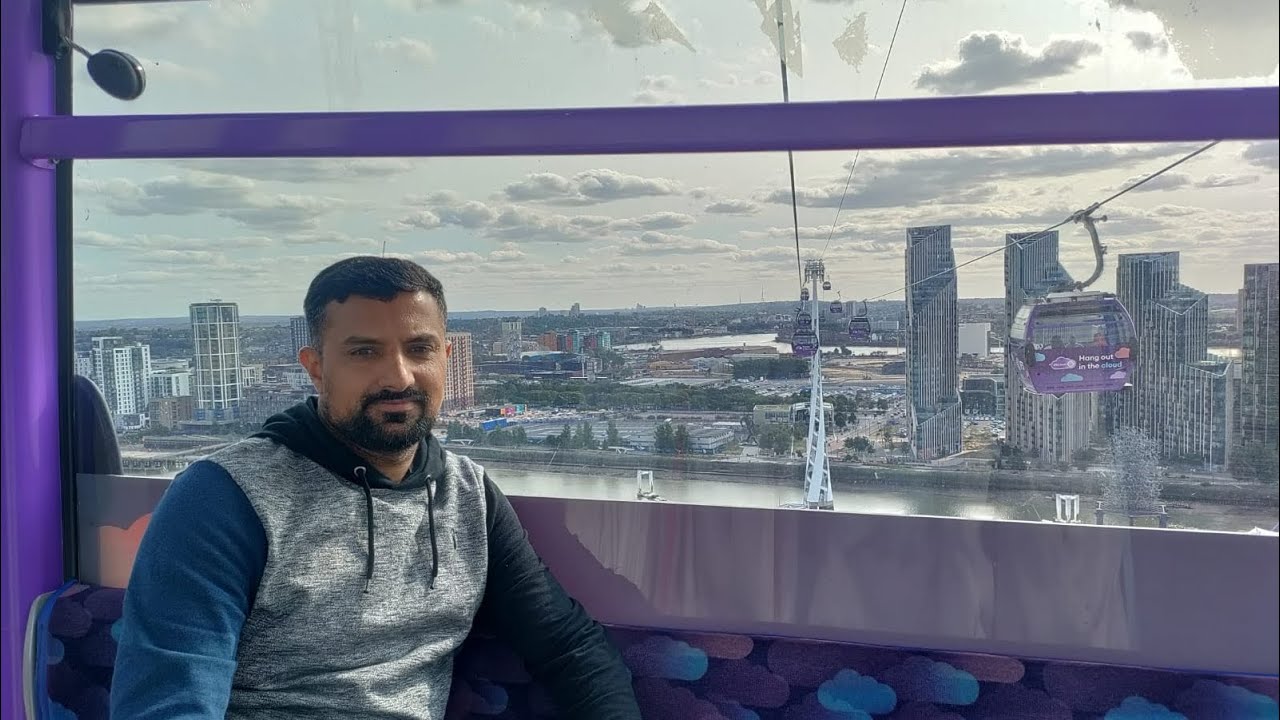 First impression of Edmund Halley ￼way,London cable car & central ￼ London ￼(travel with shamraz)