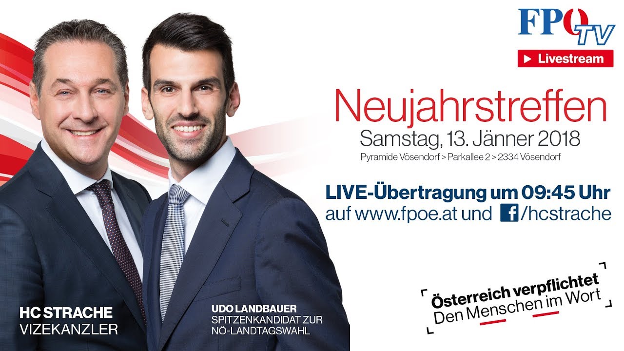 Komplettaufzeichnung: FP&Ouml; Neujahrstreffen 2018