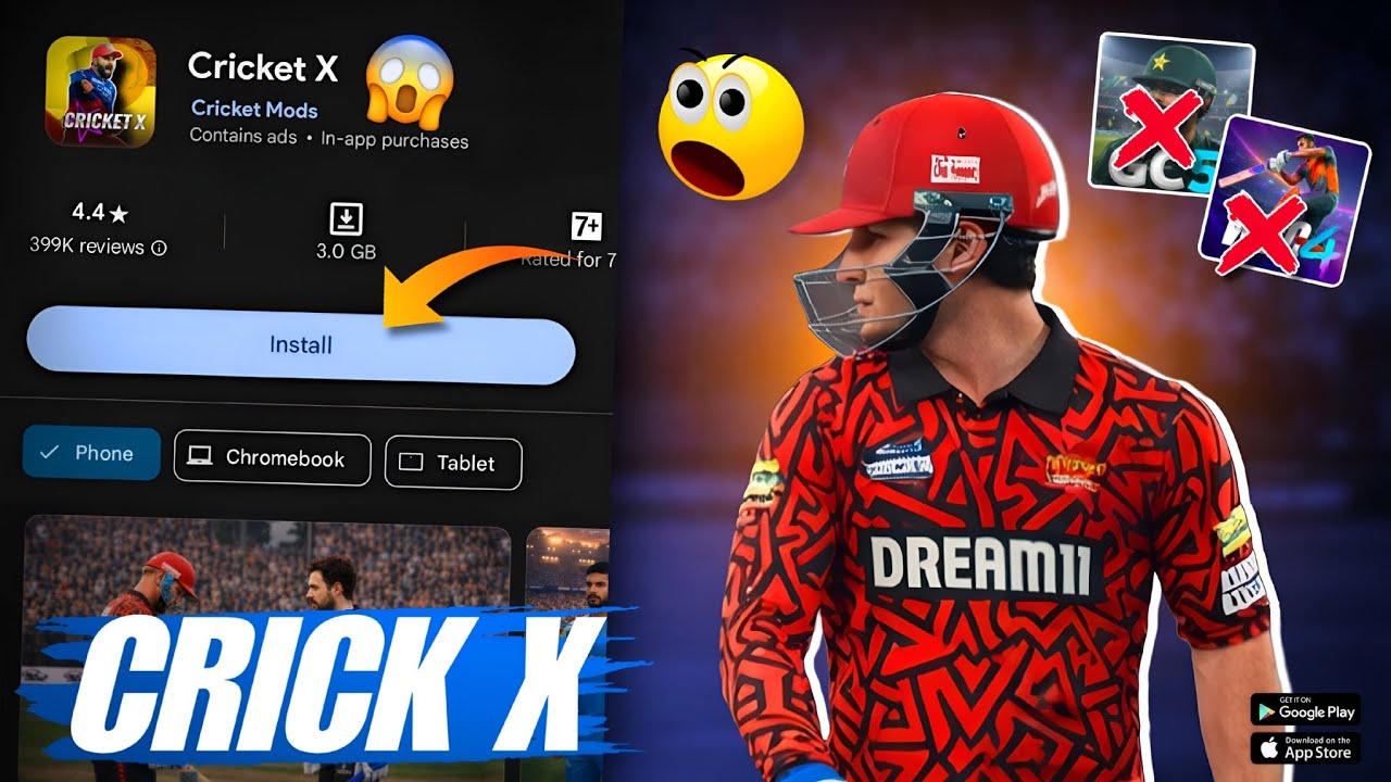😱Cricket X - New Cricket Game 2026🔥 | Cricket X