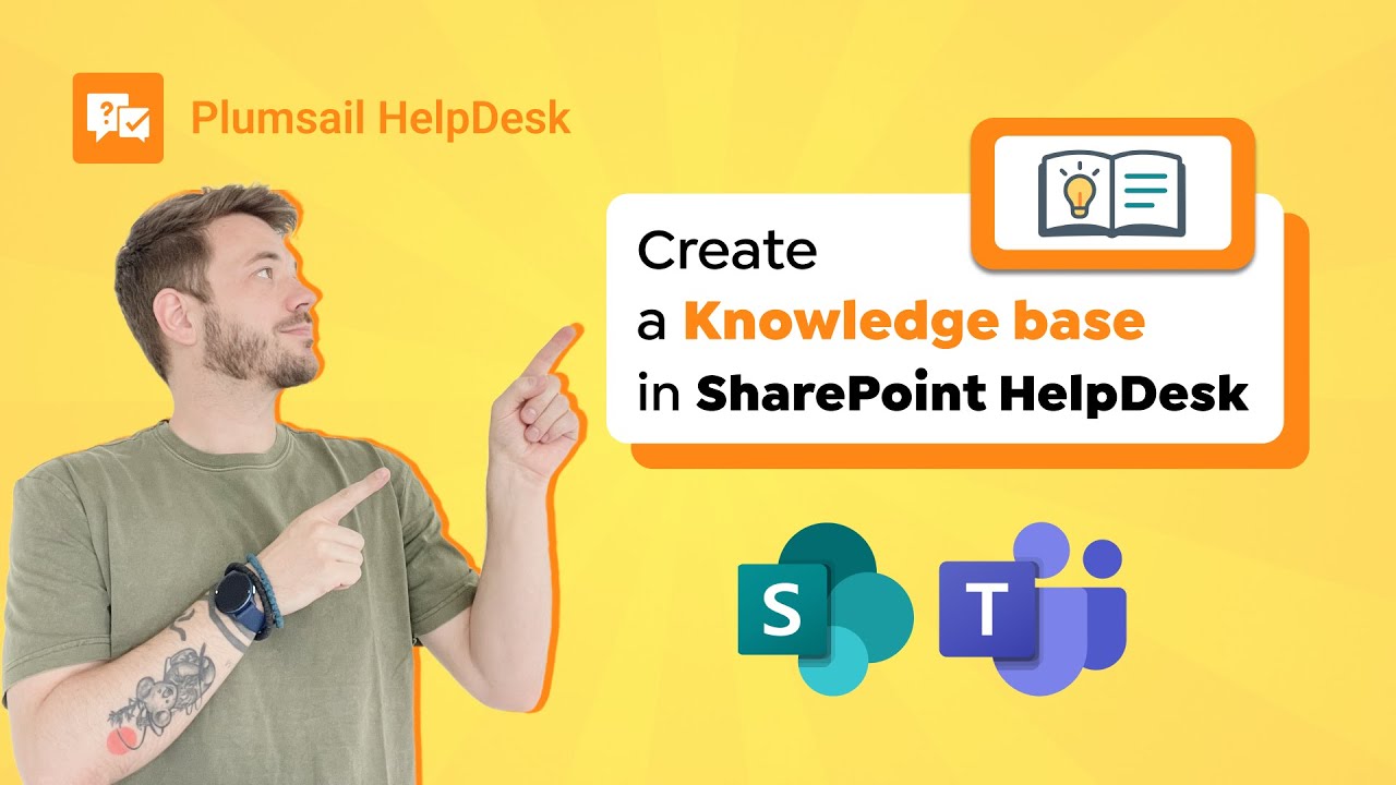 How to create a knowledge base in SharePoint HelpDesk
