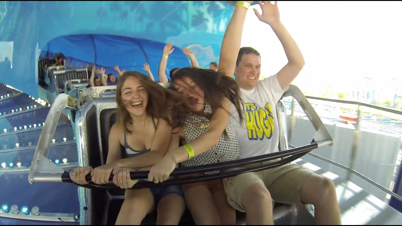 Rip Curl Ride Fun Spot America Orlando Florida Onride Footage