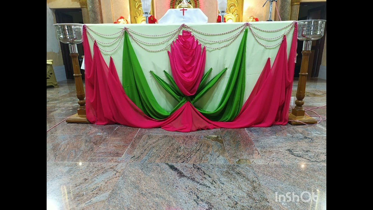 Church Alter decoration.Sunday Alter decoration 