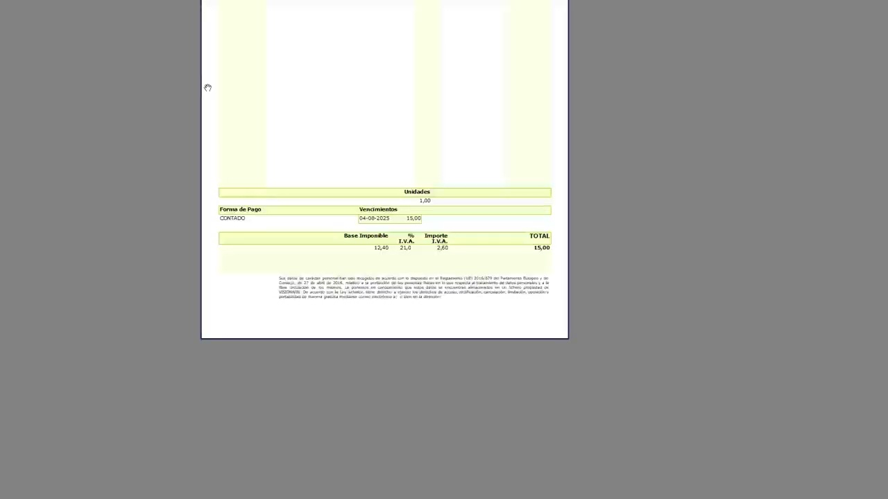 Configurar código QR Verifactu en Facturas y Tickets de Visionwin