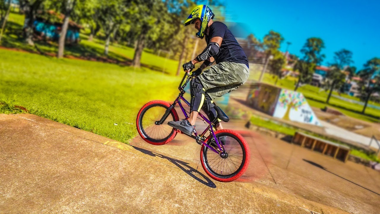 APRENDI UMA NOVA MANOBRA NA MINHA BMX