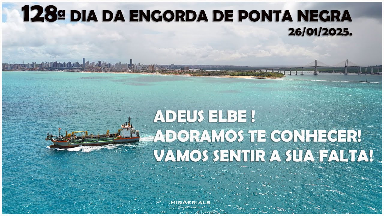 128ª DIA DA ENGORDA ADEUS ELBE VAMOS SENTIR A SUA FALTA