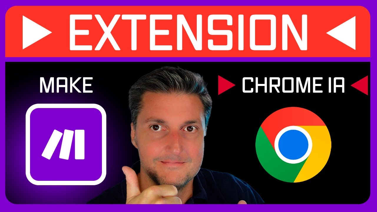 Crea Extensión de Chrome con IA en Minutos. Conecta Chrome con make.com. #automatizar
