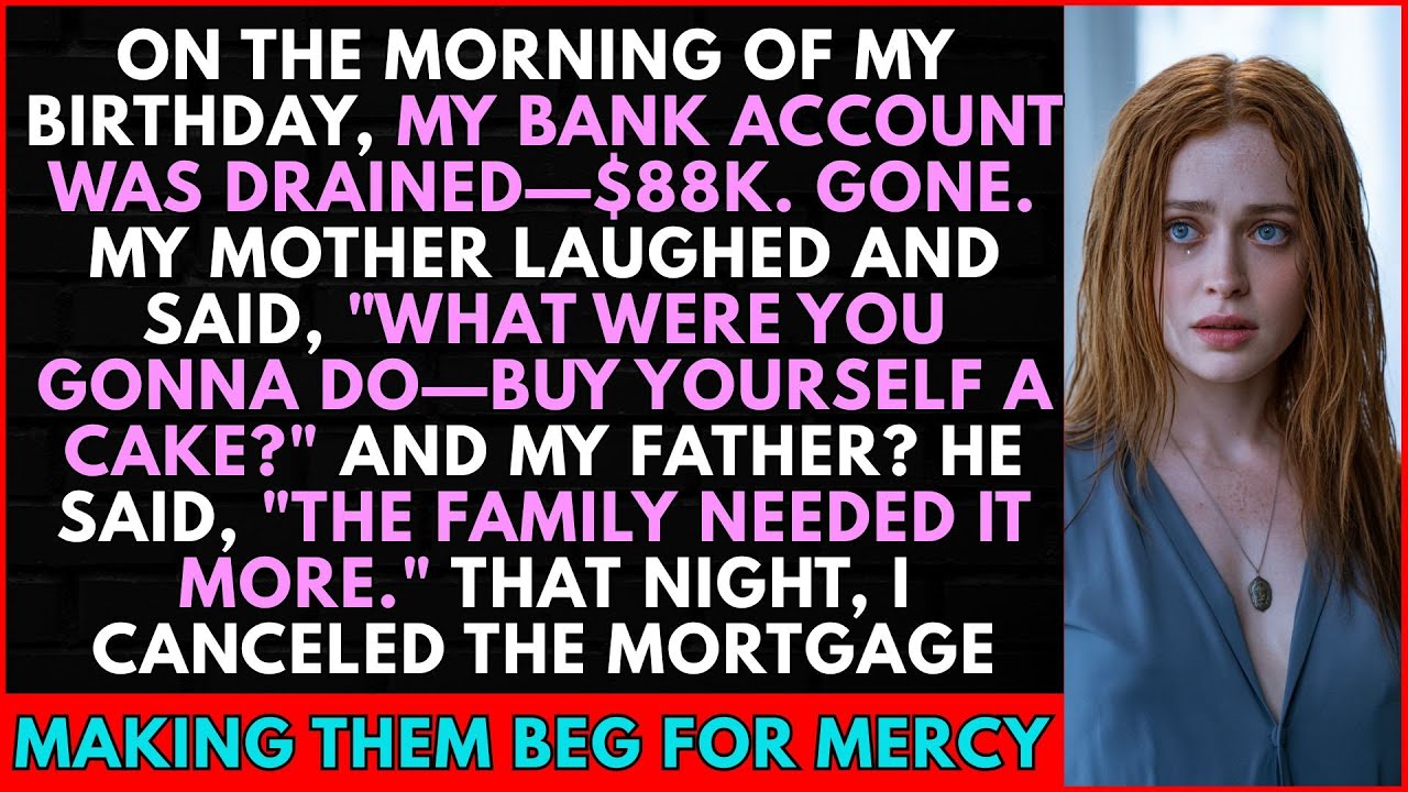 My Parents Took $88K. Dad Said, ‘The Family Needed It More.’ That Night, I Canceled Their Mortgage.