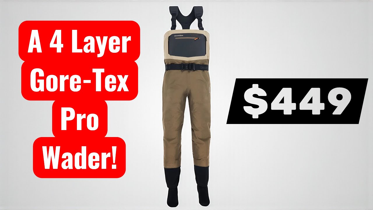 Grundens Boundary Stockingfoot Waders. Four layer Gore-Tex Pro w Alpha-Titanium technology for $449.