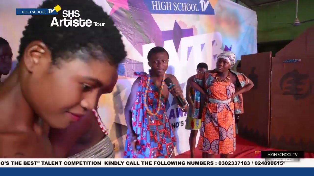 AKWAMUMAN DRAMA on their SRC day - High School TV Artiste tour