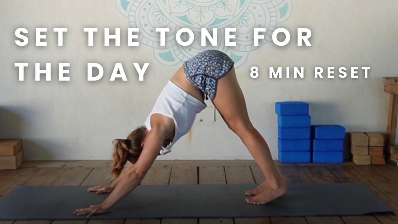 Morning Yoga for Busy Days (Full Body in 8 Min)