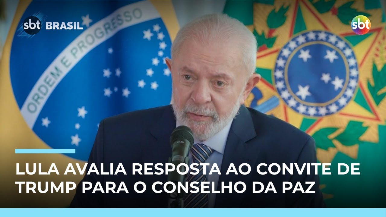 Brasil ainda não respondeu sobre convite de Trump para novo Conselho da Paz | #SBTBrasil