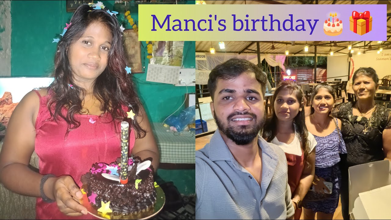Manci's birthday🎂🎉🎁 Sister's birthday celebration | Surprise | Family | Konkani vlogs | Goan