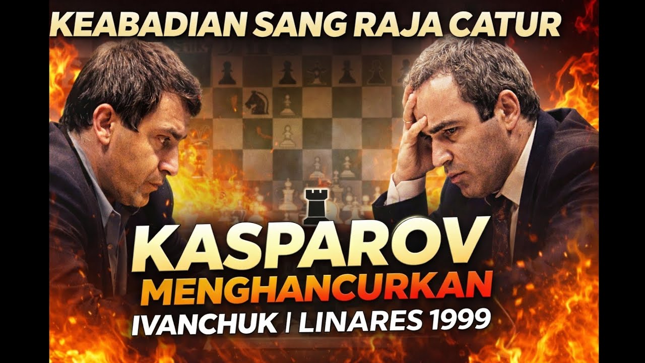Ketika Sang Juara Dunia Mengamuk: Kasparov vs Ivanchuk (31 Langkah Maut)