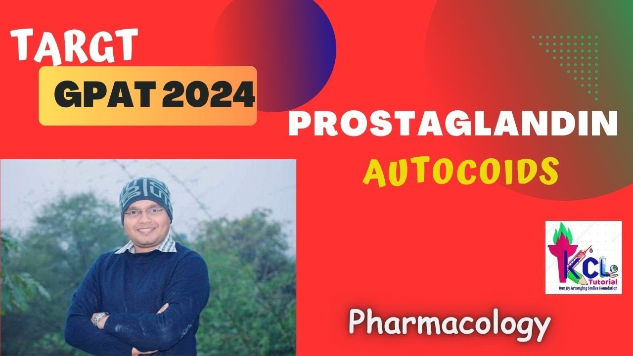 Prostaglandins & Leucotrines - Autocoids -Pharmacology ! Target GPAT with KCL Tutorial