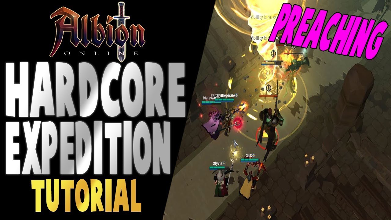 Albion Online | Hardcore Expedition Tutorial | Preaching To The Dead
