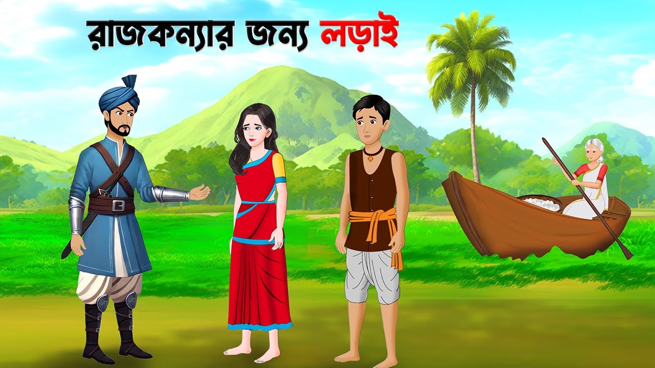রাজকন্যার জন্য লড়াই | Rupkothar Cartoon Golpo | Bengali Fairy Tale | Story Bird
