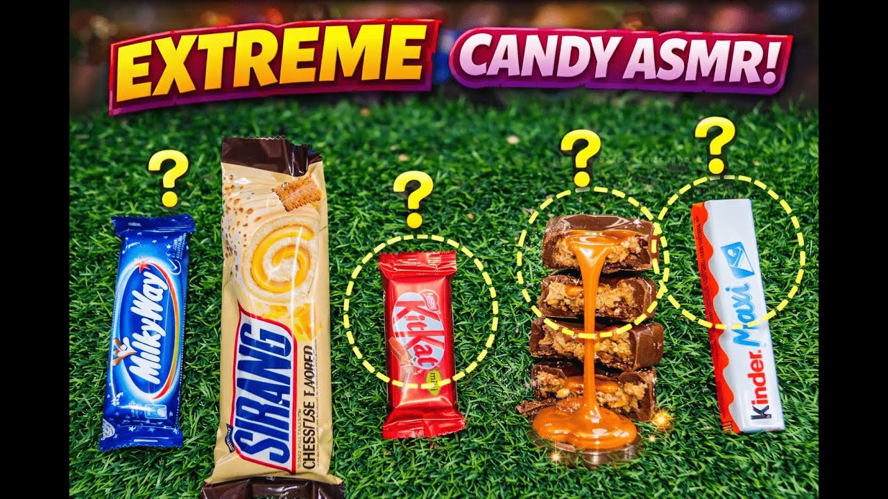 Extreme Candy ASMR — Crunchy, Chewy & Sticky Sweet Sounds 🎧🍬