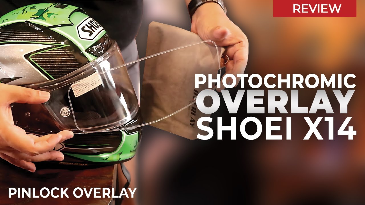 Optimalkan Performa Berkendara dengan Pinlock Overlay Photochromic Shoei X-14 #touwani #pinlock