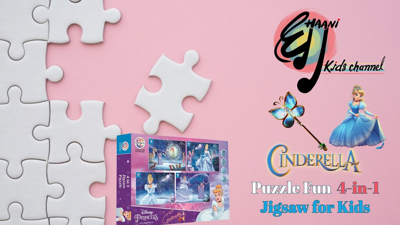 Solve the Magic! Disney Princess Cinderella Jigsaw Puzzle | Dhaani Kids