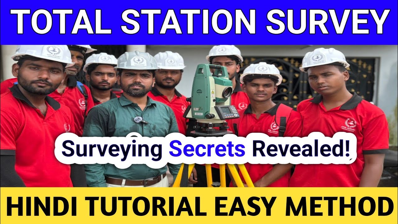 📡 Total Station Survey Training – Complete Guide 🎯 | 📐 How to Use Total Station Like a Pro 🚀