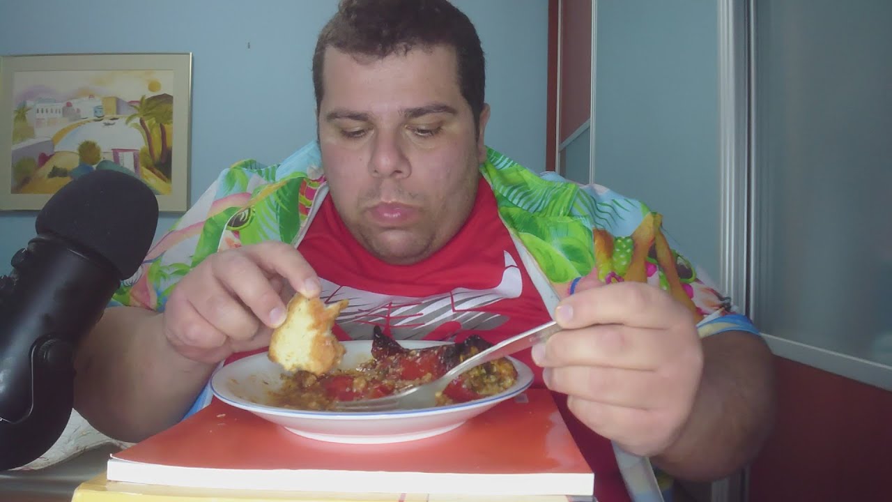Tasty,☺️ Delicious  Dinner🌶️ Gemista Peppers Florinis,Feta and 🍅Salad ASMR,MUKBANG ENJOY!!(Talking)🙂