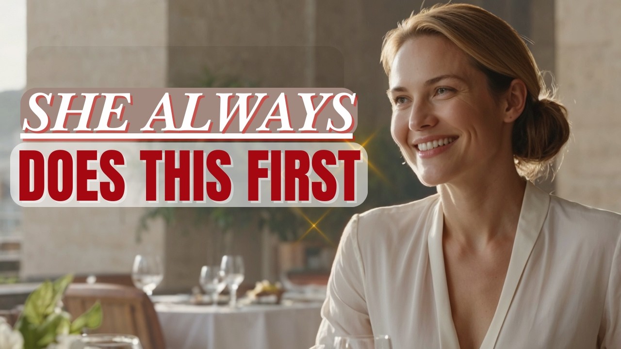 What Elegant Women ALWAYS Do Before Sitting Down