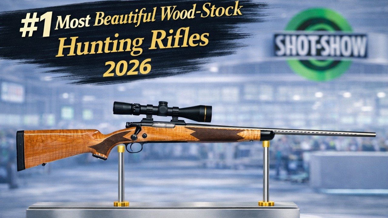 Самые красивые охотничьи винтовки с деревянным прикладом на выставке SHOT Show 2026 – классика во...