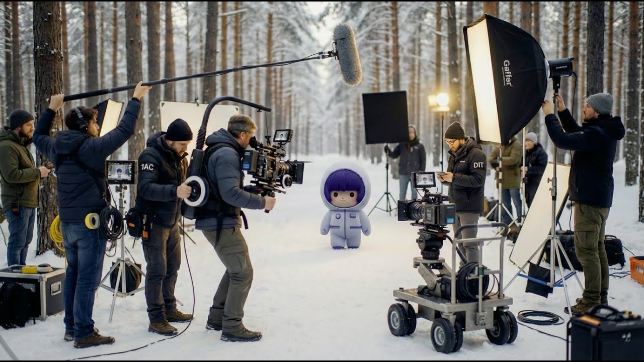 Let’s have some fun behind the scenes! 🎬🎄