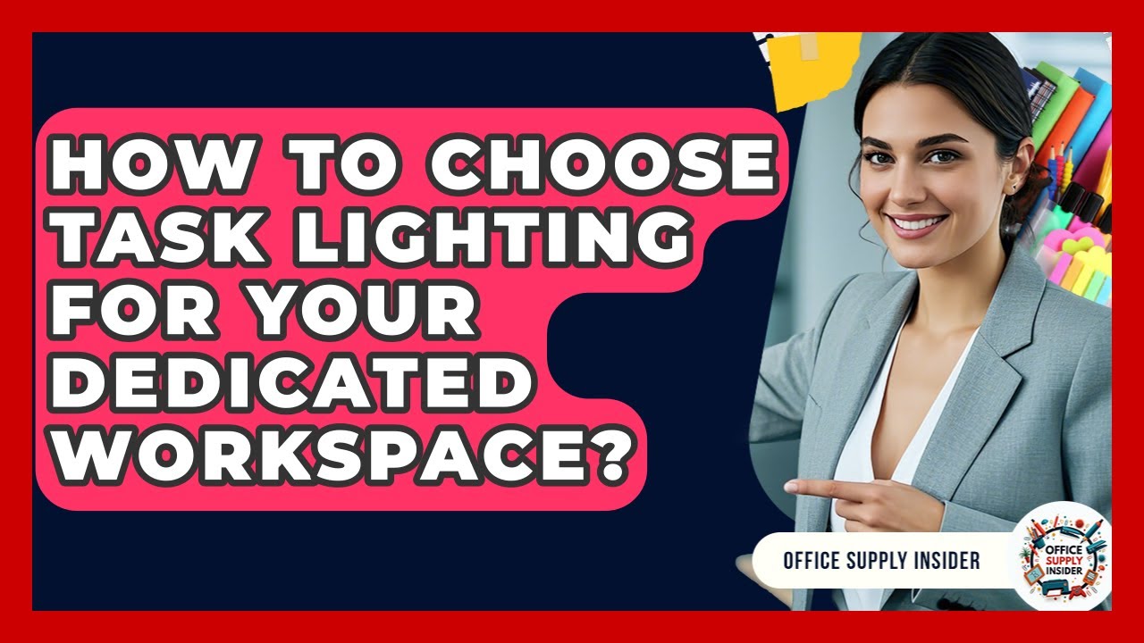 How To Choose Task Lighting For Your Dedicated Workspace? - Office Supply Insider