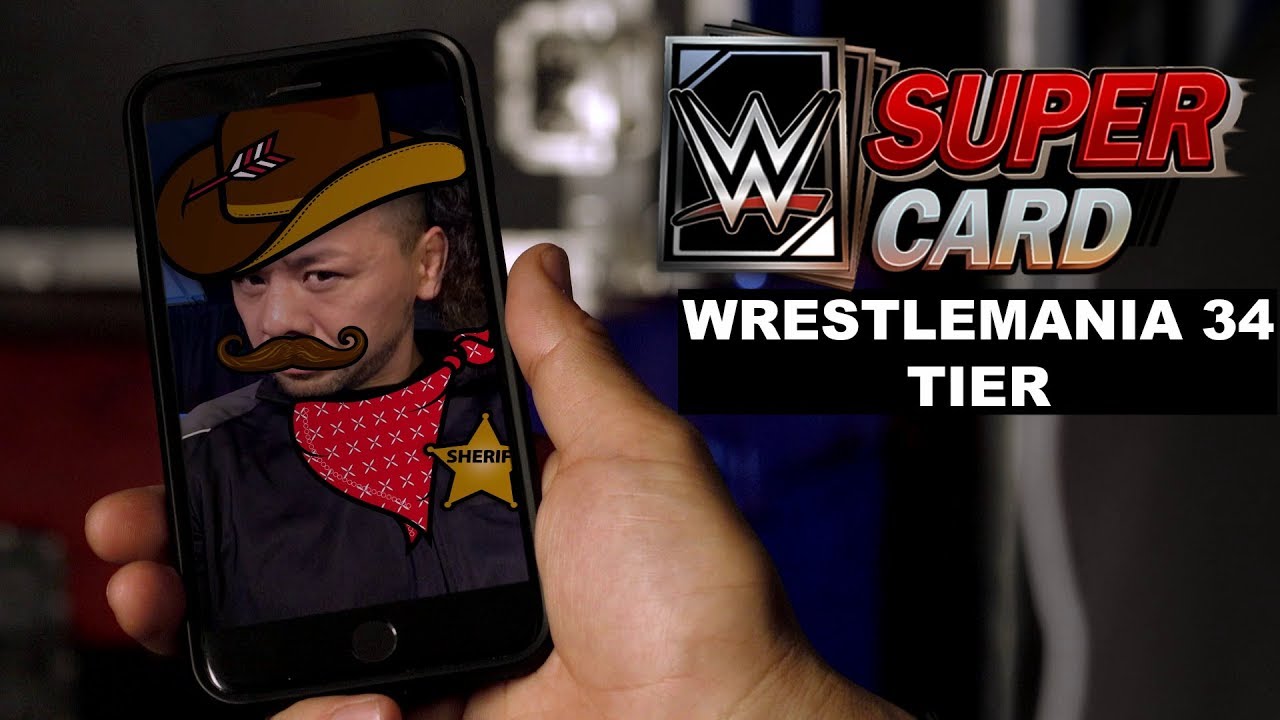 WWE SuperCard - New WrestleMania 34 Tier