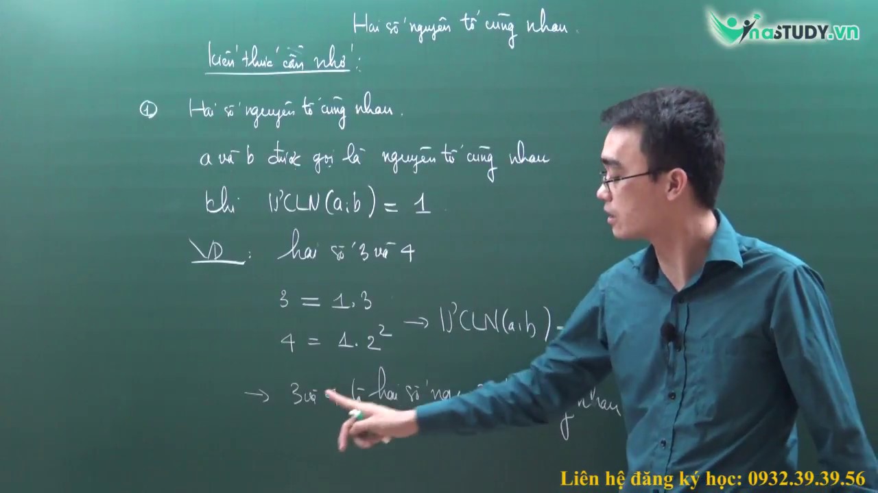 [Toán nâng cao lớp 6] - Hai số nguyên tố cùng nhau - thầy Nguyễn Thành Long