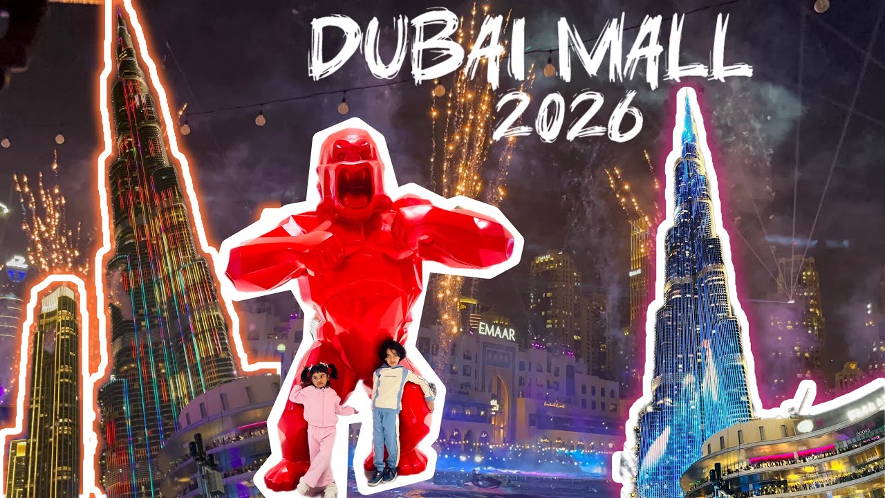 Magical Winter at Dubai Mall: Lights, Dance, and Camel Adventure