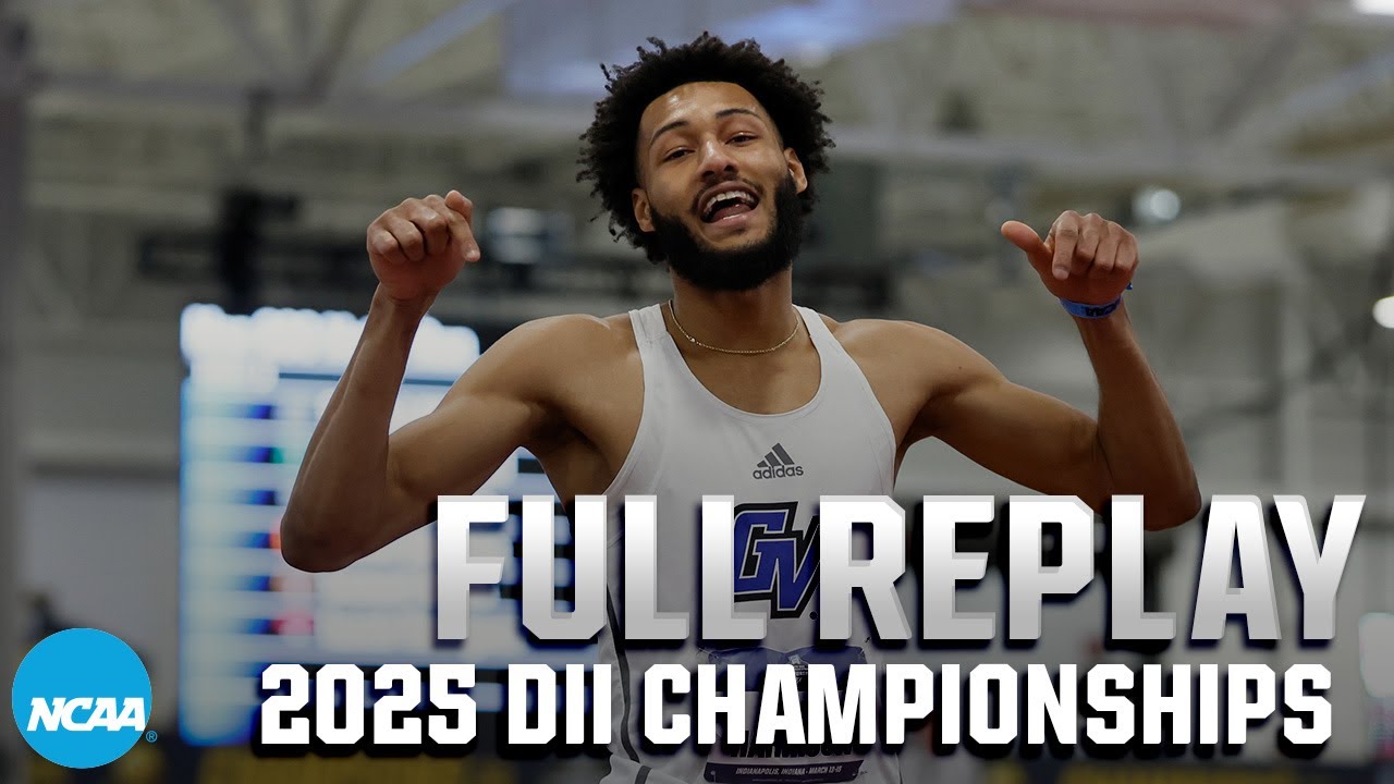 2025 DII indoor track & field championship Day 2 | FULL REPLAY