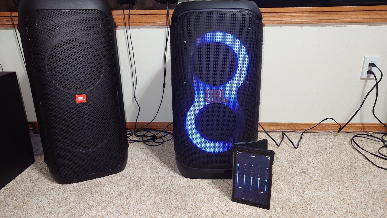 JBL Partybox Stage 320 Speaker🚨Plugged in🔌vs Battery🔋Flat EQ vs Bass Boosted EQ 👂Hear The Difference