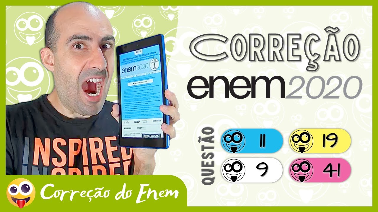 [CORREÇÃO DO ENEM] Questão 11 - Enem 2020 impresso - Prova azul ▷ Na sua imaginação perturbada