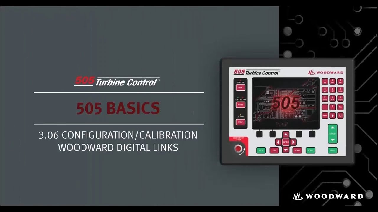 505 Configuration/Calibration - Woodward Digital Links