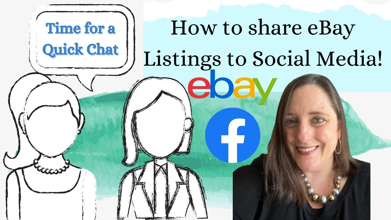 How to Link Your Ebay Listings to Social Media Easily!  Ebay to Facebook Share on Desktop!