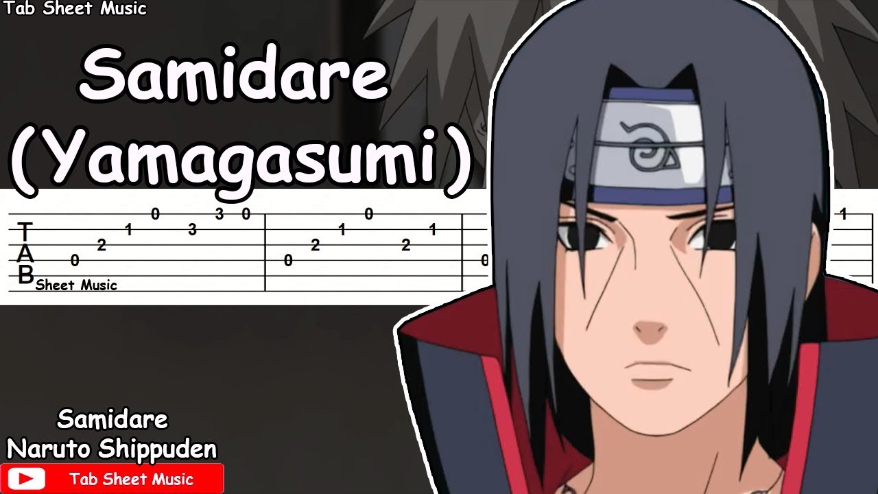 Naruto Shippuden OST - Samidare / Yamagasumi Guitar Tutorial