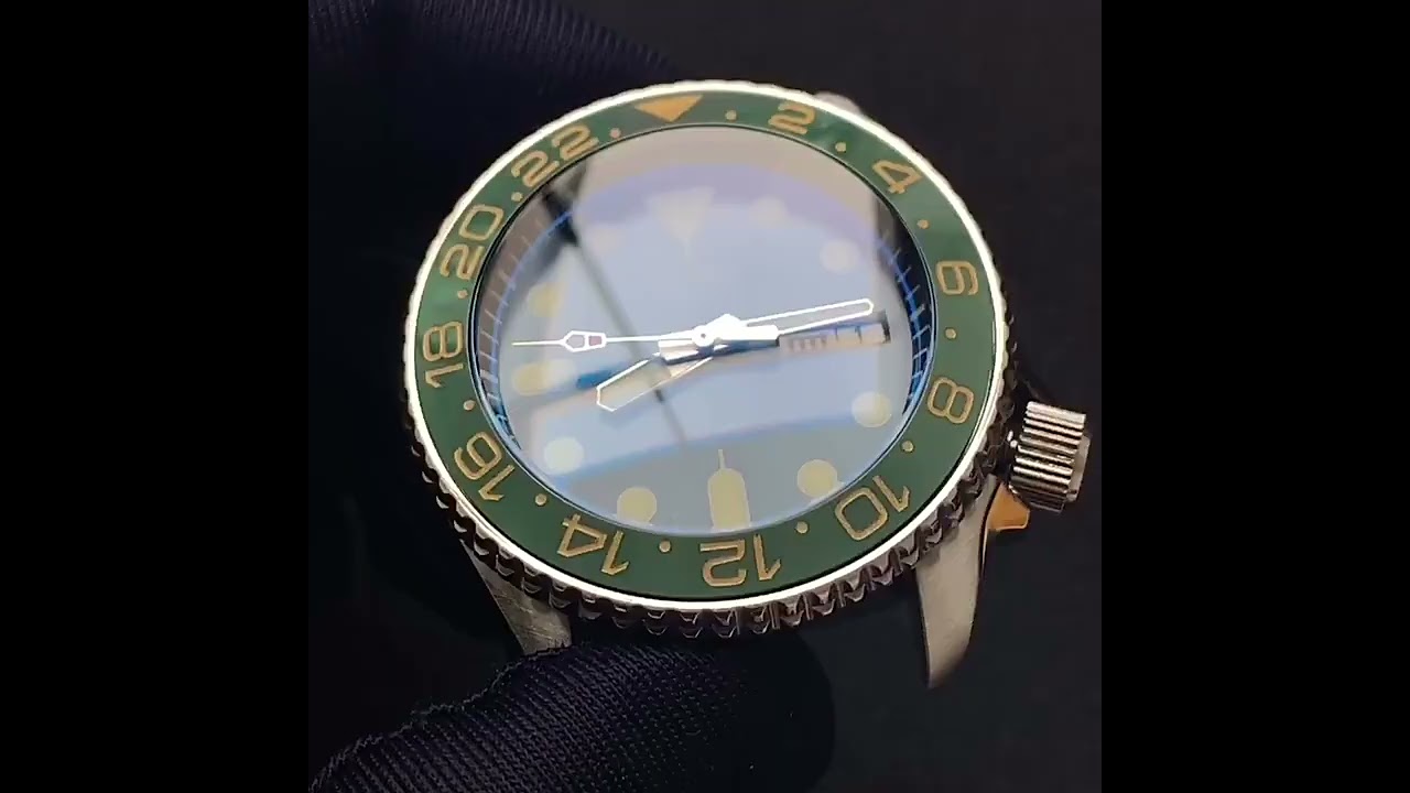 Double dome with Slotted edge Sapphire crystal replace Parts For Seiko brand SKX007 009 011 Watch Gl