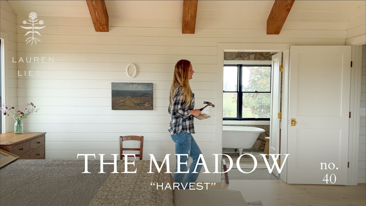 Cozy Fall Harvest Days + Log Cabin Project Install | The Meadow Ep. 40