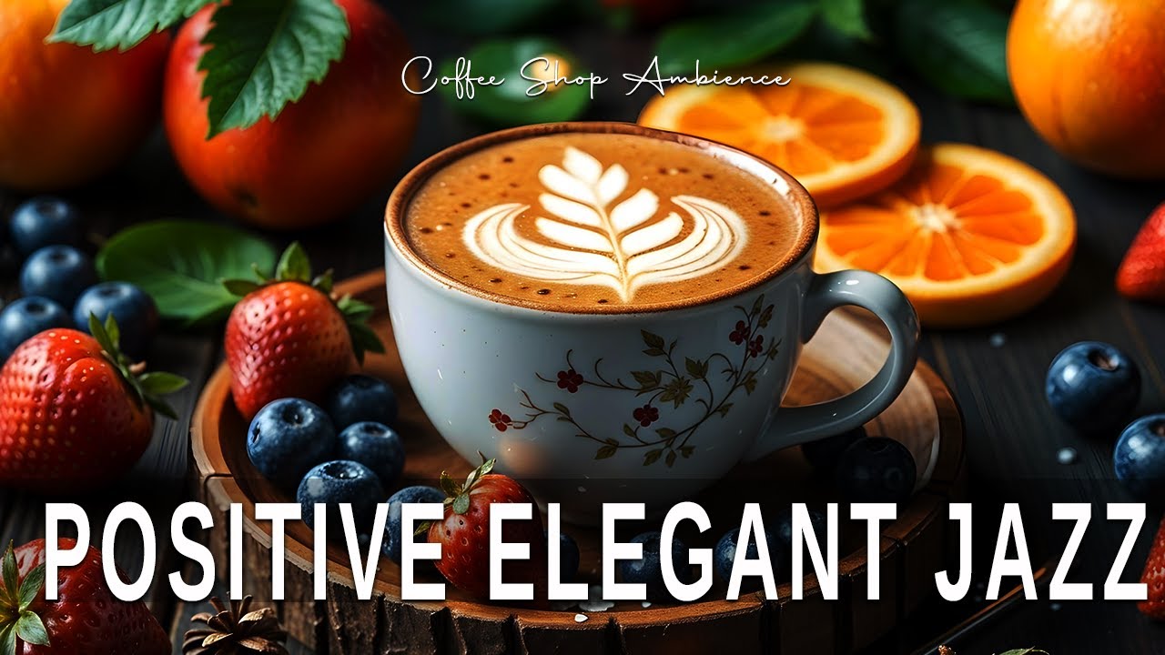 Positive Elegant Jazz ☕ Bossa Nova instrumental for Happy Moods, Work & Study