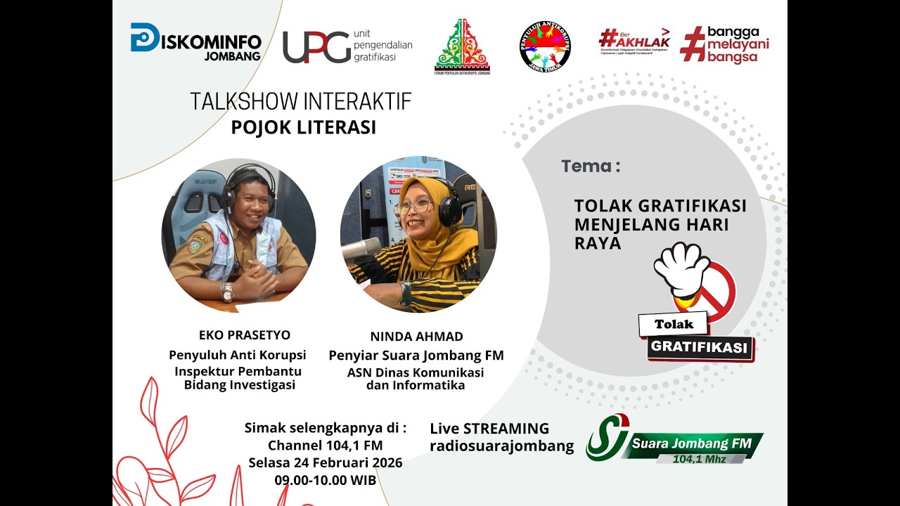 Tolak Gratifikasi di Hari Raya