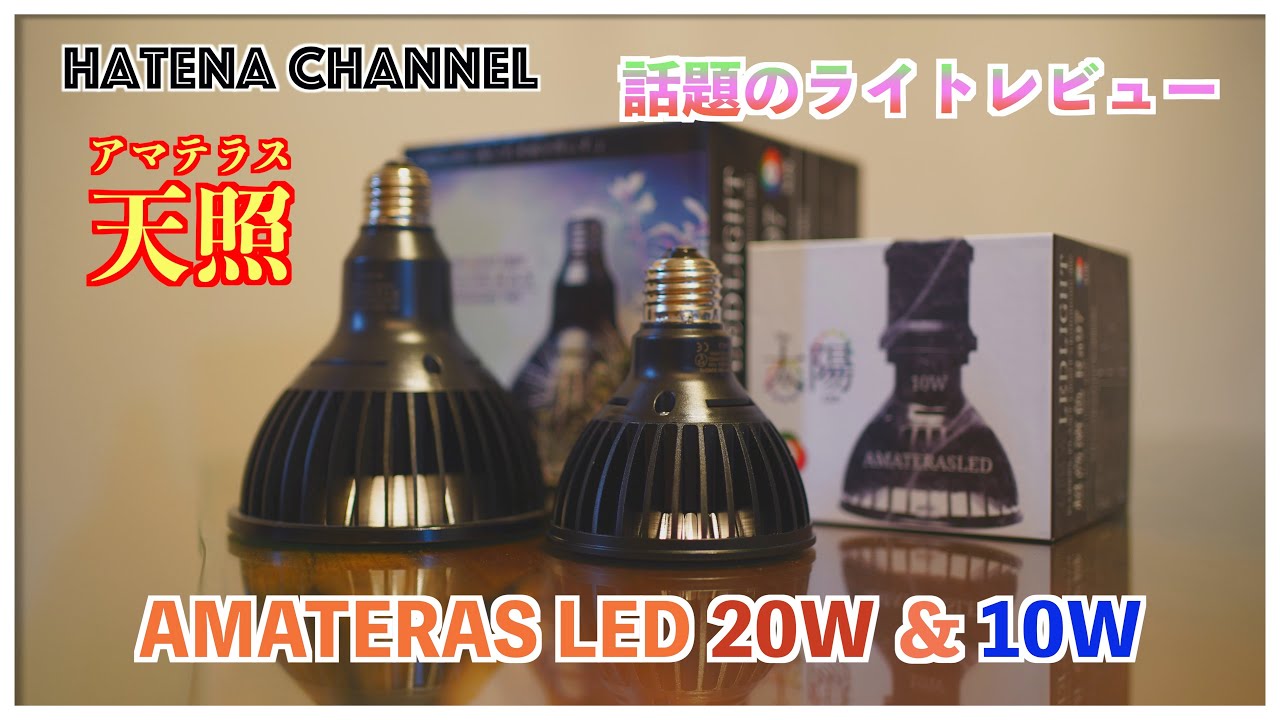 【話題のライト】天照LED 20W&10Wの比較レビュー　やはり凄かった