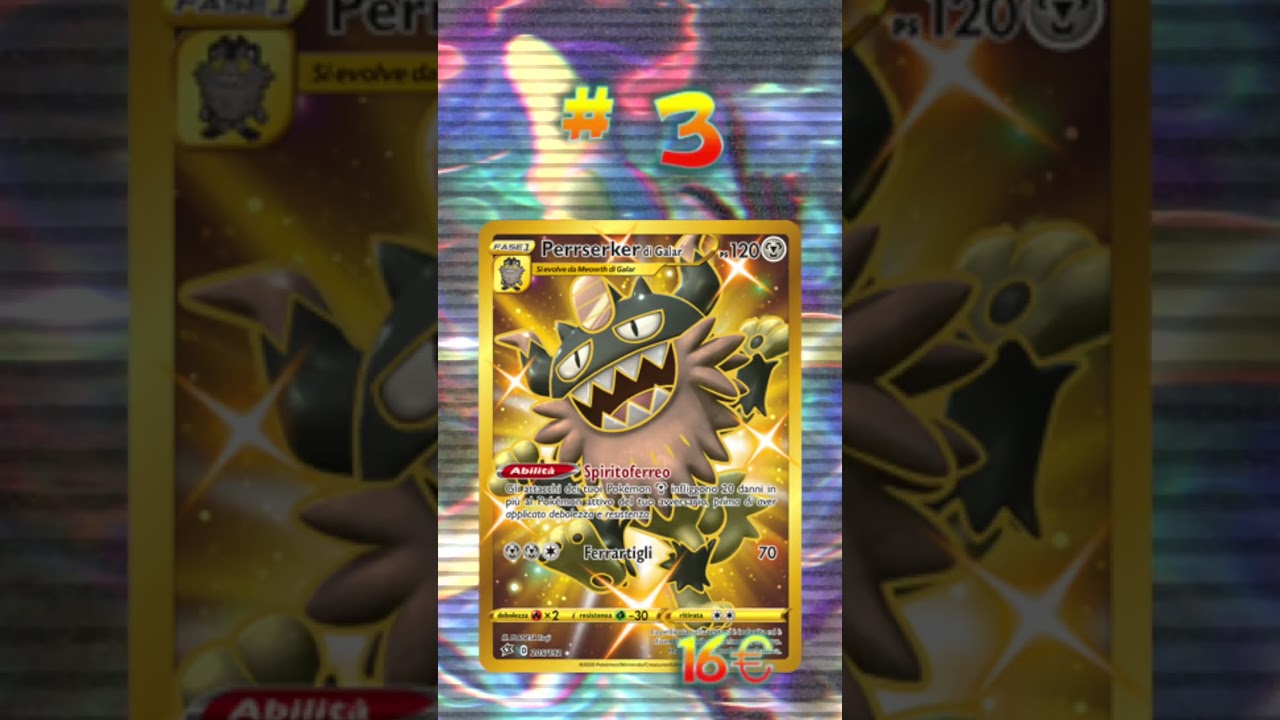 TOP 10 FRAGORE RIBELLE carte Pokemon + costose 🇮🇹 #shorts
