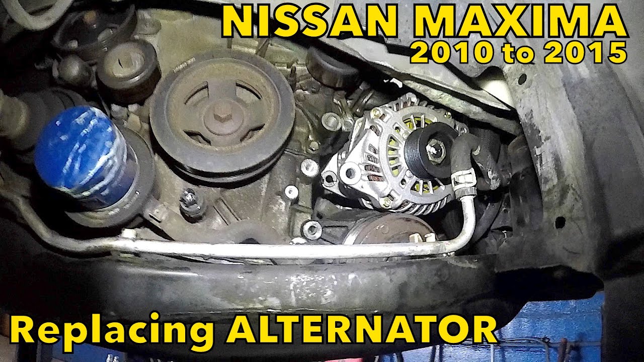 Замена генератора на Nissan Maxima 2010–2015 гг. ПОЛНОЕ РУКОВОДСТВО