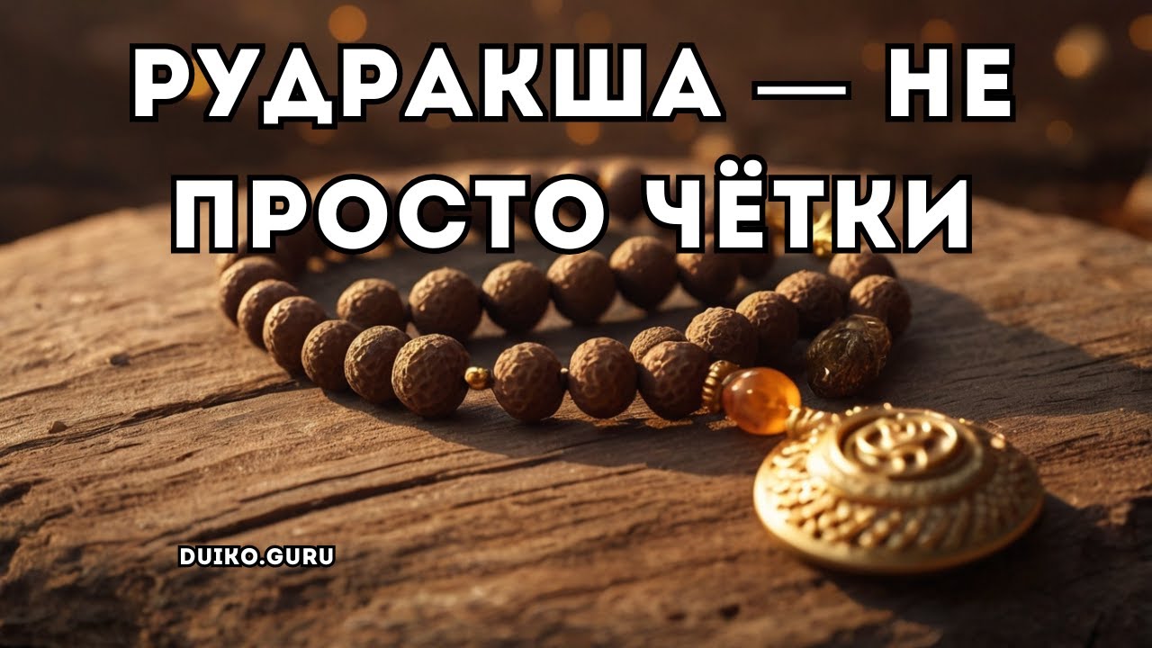Рудракша &mdash; не просто чётки. Это мощный энергетический инструмент!