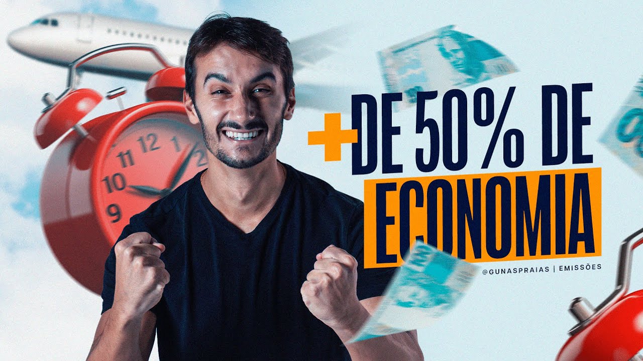 3 DICAS para ECONOMIZAR mais de 50% em PASSAGENS DE ÚLTIMA HORA